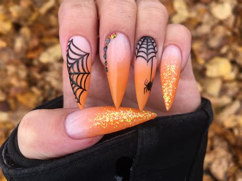 cute fall/halloween nails